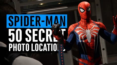 Spider Man Ps4 All 50 Secret Photos Locations Hidden Suit Youtube