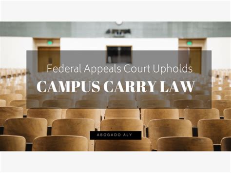 Federal Appeals Court Rejects Challenge To Campus Carry Law Houston