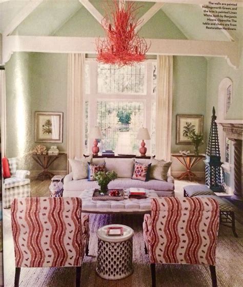 Need advice about using benj moore muslin paint from st.hzcdn.com. Walls painted Hollingsworth Green and trim Linen White by Benjamin Moore. | Living room paint ...