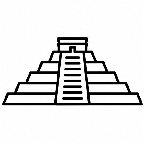 Piramide Azteca Dibujo Dibujo Chichen Itza Png Chichen Itza Porn Sex