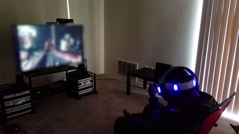 Guy Playing Virtual Reality Game Screams Scaring Off Friend Sitting On Couch Jukin Media Inc