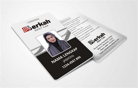 desain id card simple  keren