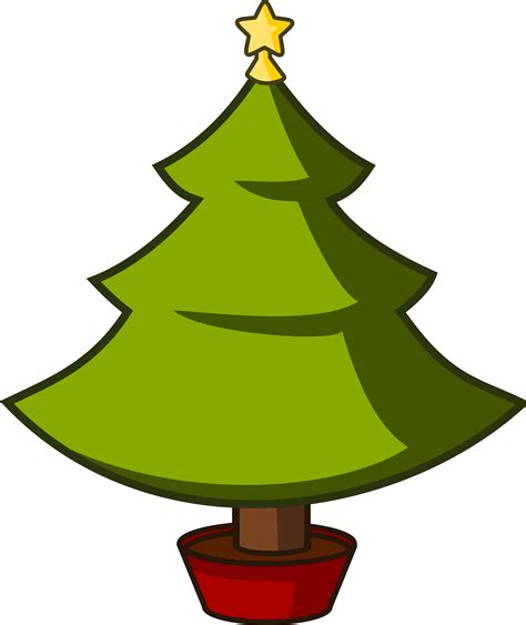 Cartoon Christmas Tree Clipart Best