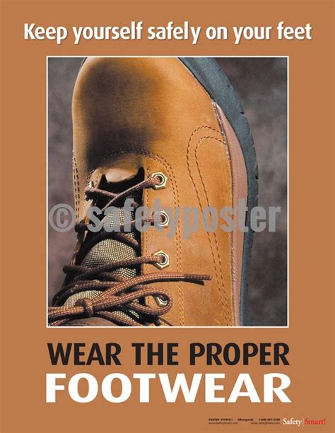 Keep Yourself Safely On Your Feet Safety Poster