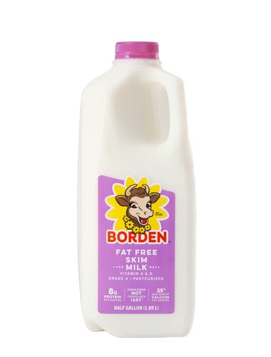 Fat Free Skim Milk Borden Dairy
