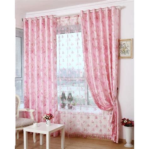 Made Curtains Sweet Pink Bedroom Floral Designer Online Colour Thermal Blackout Livingroom Readymade
