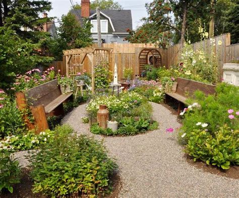 Create A Country Garden Garden Sitting Areas Country Gardening Backyard