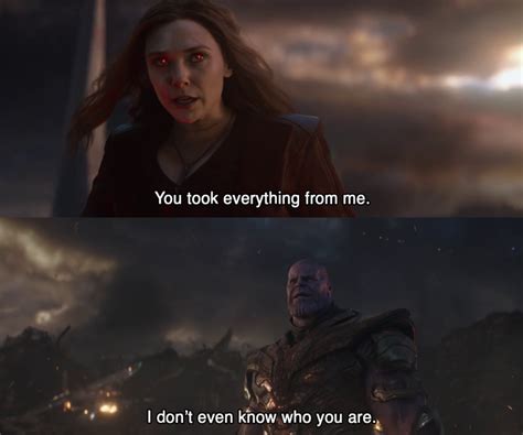 Thanos I Dont Even Know Who You Are Blank Template Imgflip