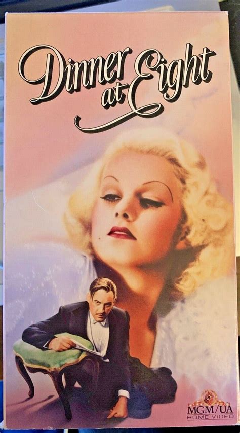 Dinner At Eight VHS All Star Comedy Features Jean Harlow John Barrymore EBay