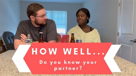 How Well Do You Know Your Partner Telepathy Challenge Youtube