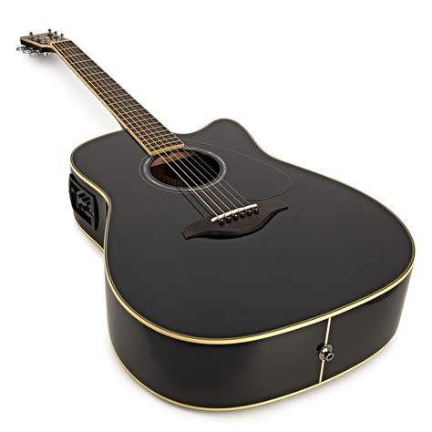 Yamaha Fgx830c Electro Acoustic Guitar Black Gear4music