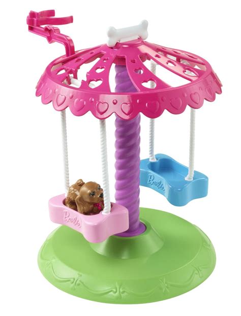 Barbie Slide And Spin Pups Doll And Playset Uk Outlet