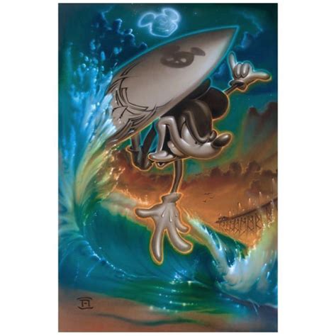 Noah Signed Off The Lip Limited Edition 18x27 Giclee On Canvas