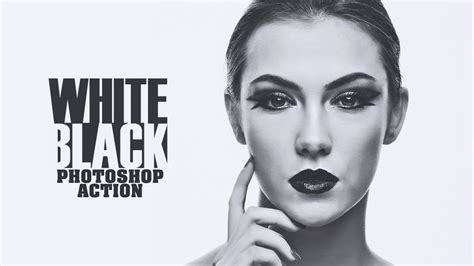 Photoshop Actions Free Black And White Clipart