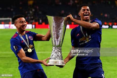 Jesse Lingard And Marcus Rashford Photos And Premium High Res Pictures