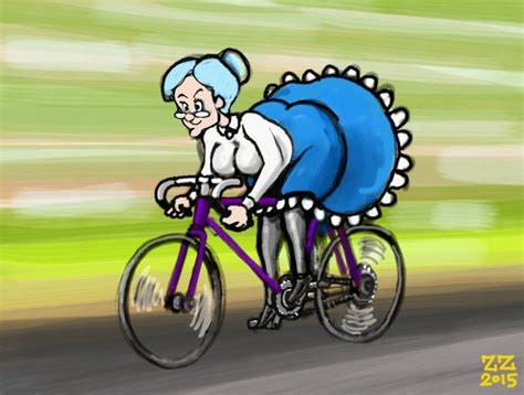 Draw Granny From Looney Tunes Riding A Bicycle By Zenzmurfy On Deviantart