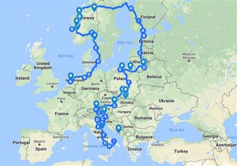 3 Month European Road Trip Route And Itinerary Top Road Trips Road