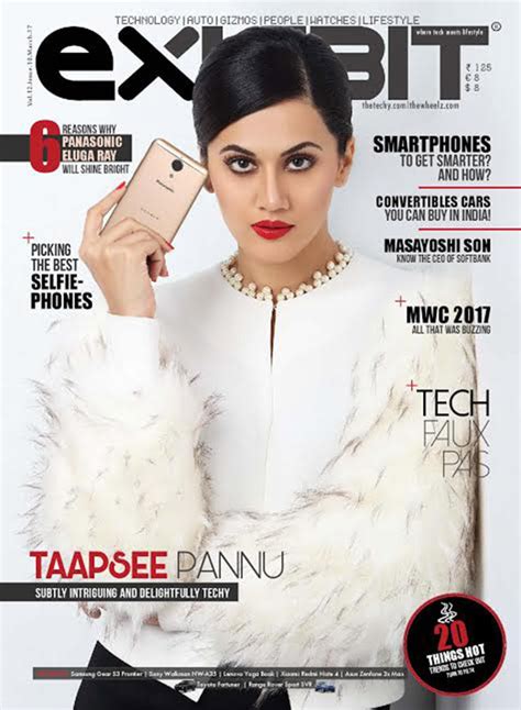 Check Out Taapsee Pannu Is The Geek Chic On ‘exhibit Magazine Cover