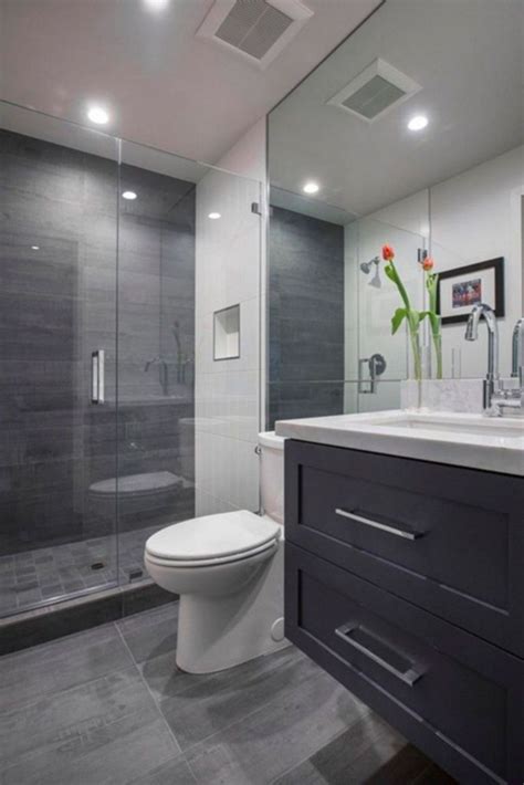 Gray doesn't need to feel stark or bland. Pin on Bathroom Ideas