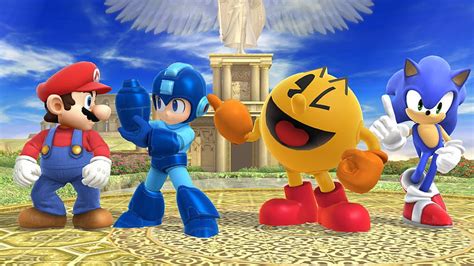 Mario Sonic Pac Man And Megaman Mario Vs Sonic Hd Wallpaper Pxfuel
