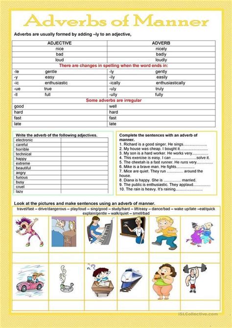 We did not find results for: Adverbs of manner worksheet - Free ESL printable ...