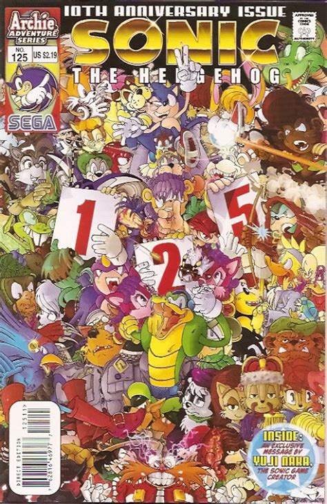 Archie Sonic The Hedgehog Issue 125 Mobius Encyclopaedia Fandom