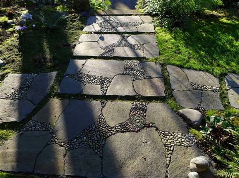 40 Brilliant Ideas For Stone Pathways In Your Garden Stone Pathway Landscaping With Rocks