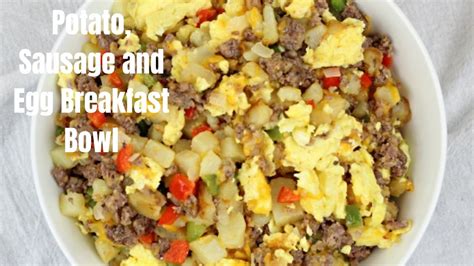 Potato Sausage And Egg Breakfast Bowl Breakfast Bowl Instant Pot