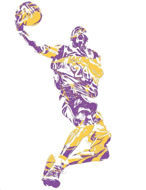 Please to search on seekpng.com. Kobe Bryant Los Angeles Lakers Pixel Art 24 Photograph by ...