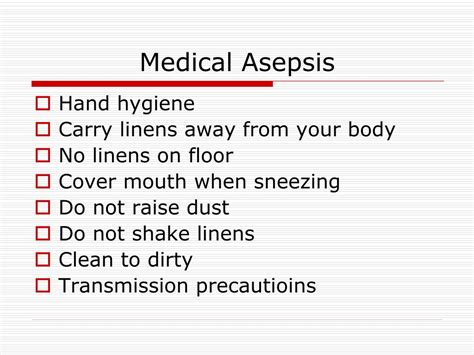 Ppt Asepsis And Infection Control Powerpoint Presentation Id702996