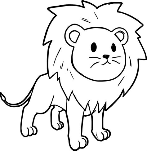 Lion Coloring Pages Simple And Advanced 101 Coloring