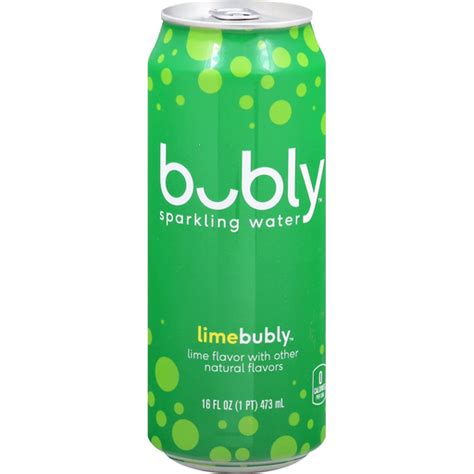 Bubly Sparkling Water Lime 16 Fl Oz Sparkling And Seltzer Reasors