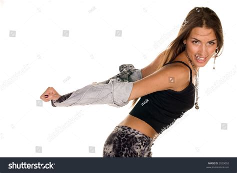 Beautiful Girl Taking Off Jacket Stock Photo Shutterstock