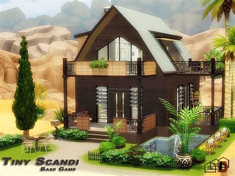 Tiny Scandi House By Danuta720 At Tsr Sims 4 Updates