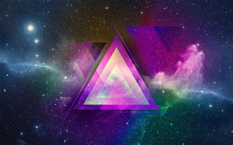 Triangle Galaxy Wallpapers On Wallpaperdog