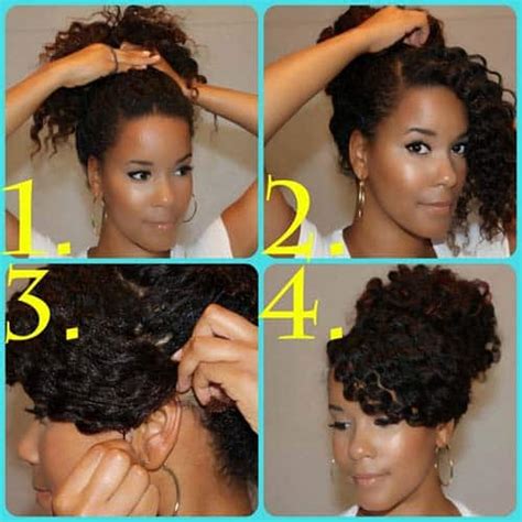 26 incredibly stunning diy updos for curly hair