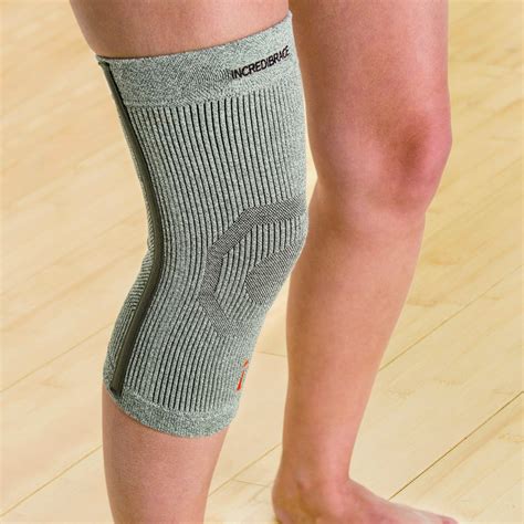 Incrediwear Incredibrace Knee Support Brace Large 14 16 Inches Gray
