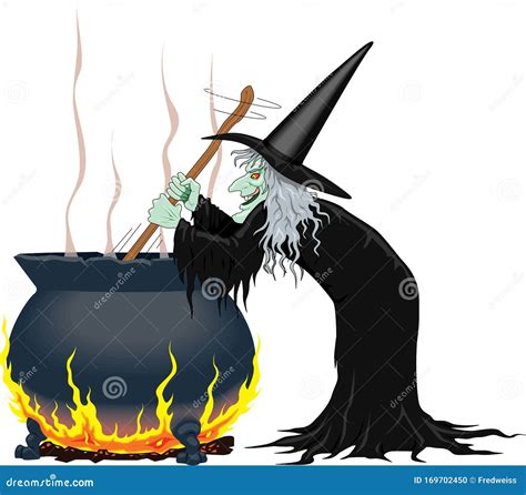 Witches Cauldron Vector Cartoon Cartoondealer Com