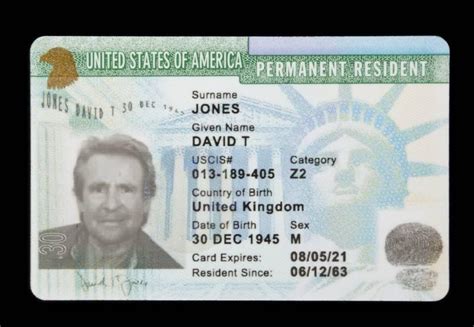If you fulfill the requirements DAVY JONES UNITED STATES PERMANENT RESIDENT CARD - Current ...
