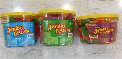 Learning Resources Jumbo Magnetic Upper And Lowercase Letters And