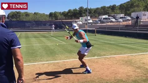 Rafael Nadal Training Miami 2017 Court Level View Full Version