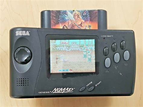 Sega Nomad Handheld Genesis Console With Oem Energy Present And Working