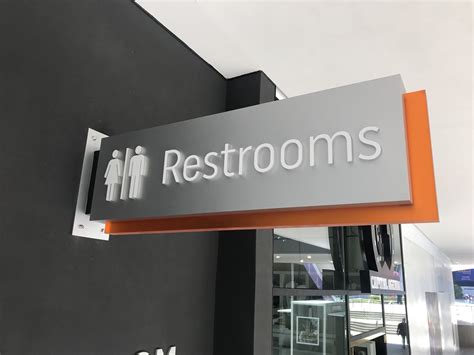 Custom Restroom Signs Signs Now Uptown Charlotte