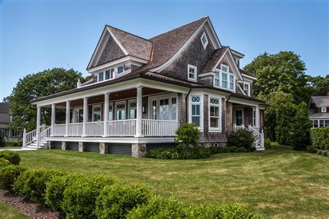 Waterfront Homes Waterfront Homes House Exterior Cape Cod Style House