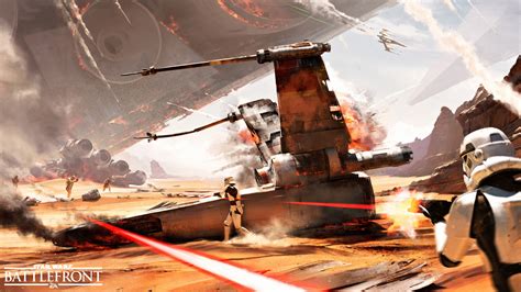 Get A First Glimpse Of The Battle Of Jakku In Star Wars
