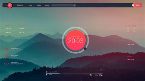 25 Of The Best Rainmeter Skins For Desktop Customization Daily Kingz