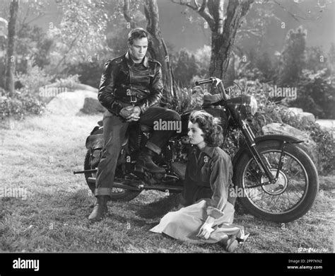 Marlon Brando Mary Murphy Portrait The Wild One 1953 Triumph
