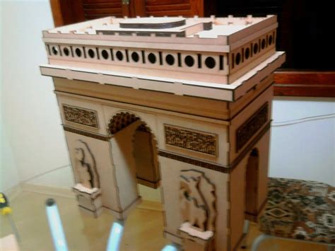 *10% off applies to custom wooden puzzles only. Laser Cut Arc De Triumph 3D Wooden Puzzle Model Kit Free ...