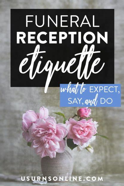 Funeral Reception Etiquette What To Expect Say And Do Urns Online