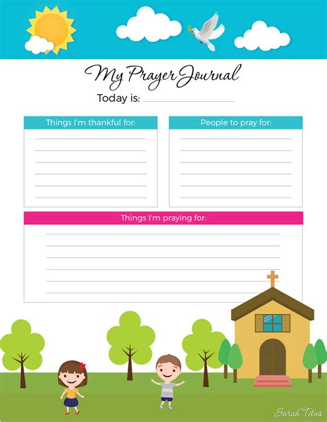 How To Start A Kids Prayer Journal Sarah Titus